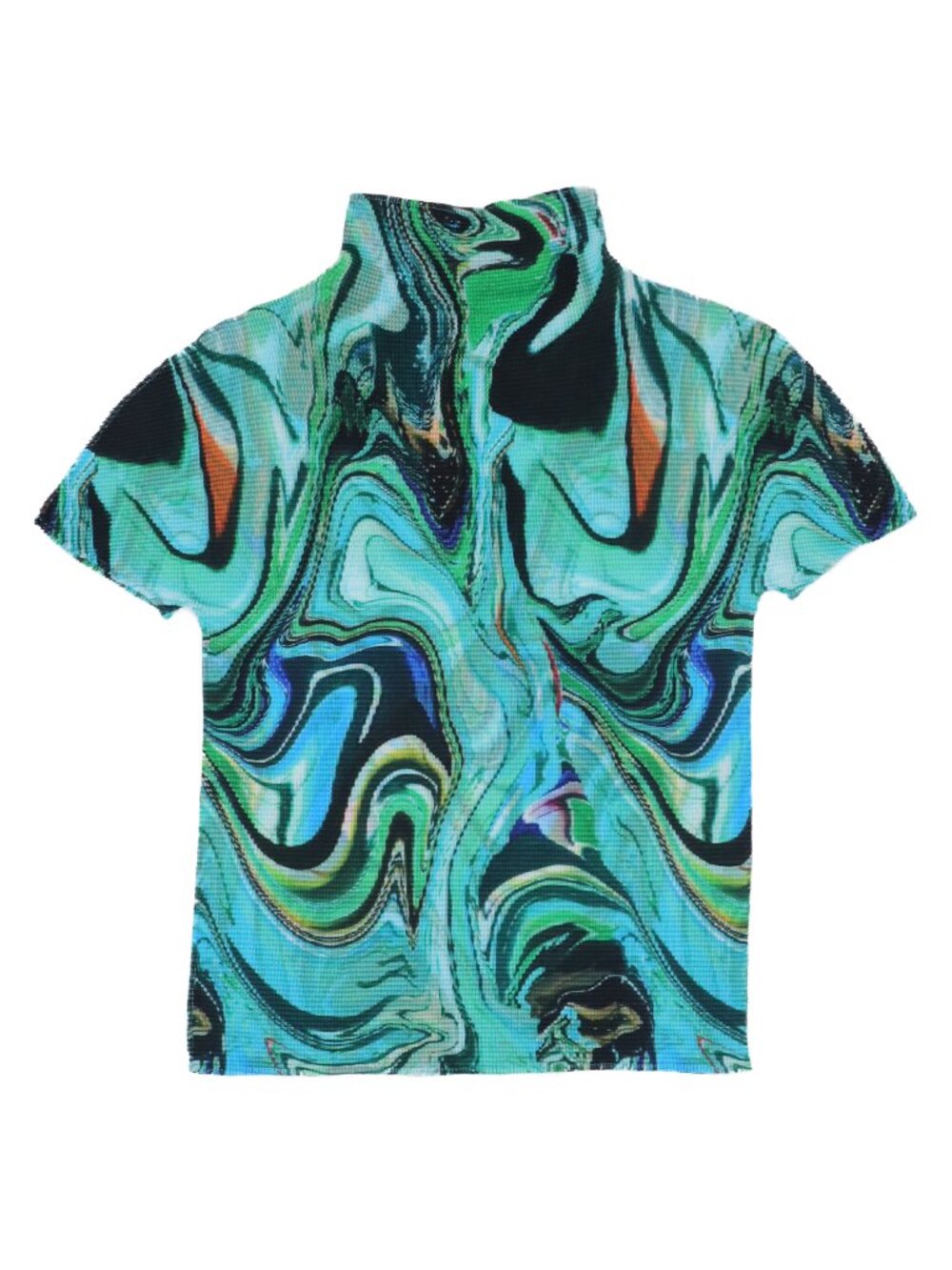 Issey Miyake ME Marble-Print Top